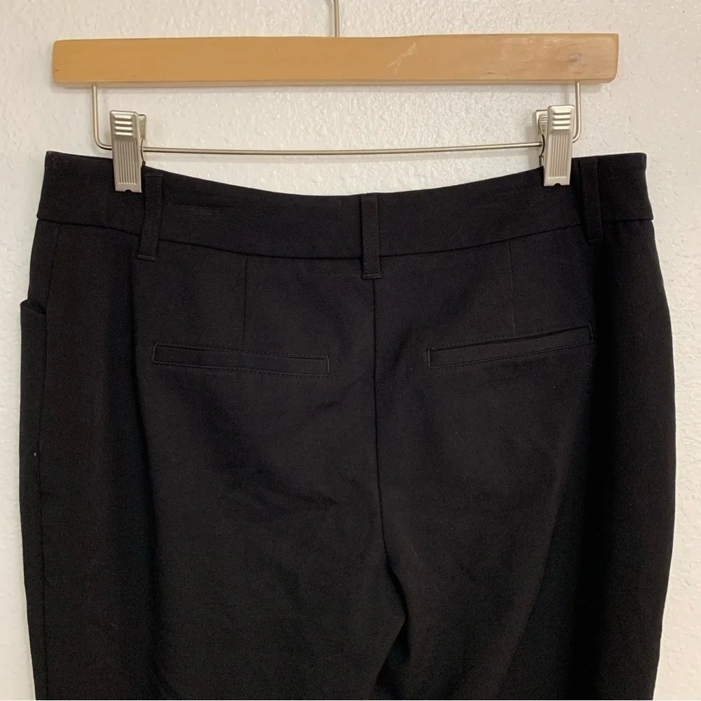 Maurices Solid Black Dress Pants Office Career Wear Size 4 Short